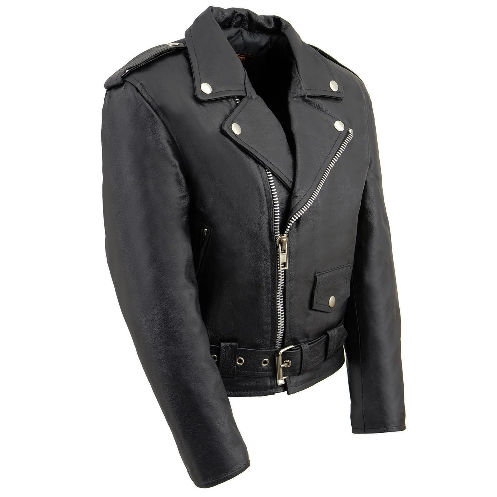 Secure Milwaukee Leather SH2010 Toddlers Black Classic Motorcycle Leather Jacket Elegant