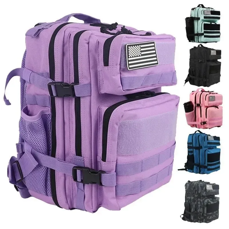 Organic Tactical Backpack for Men – 25L 45L Gym Fitness Camping Hiking Daypack with Molle System Large Travel Laptop Duffel Pack Proven