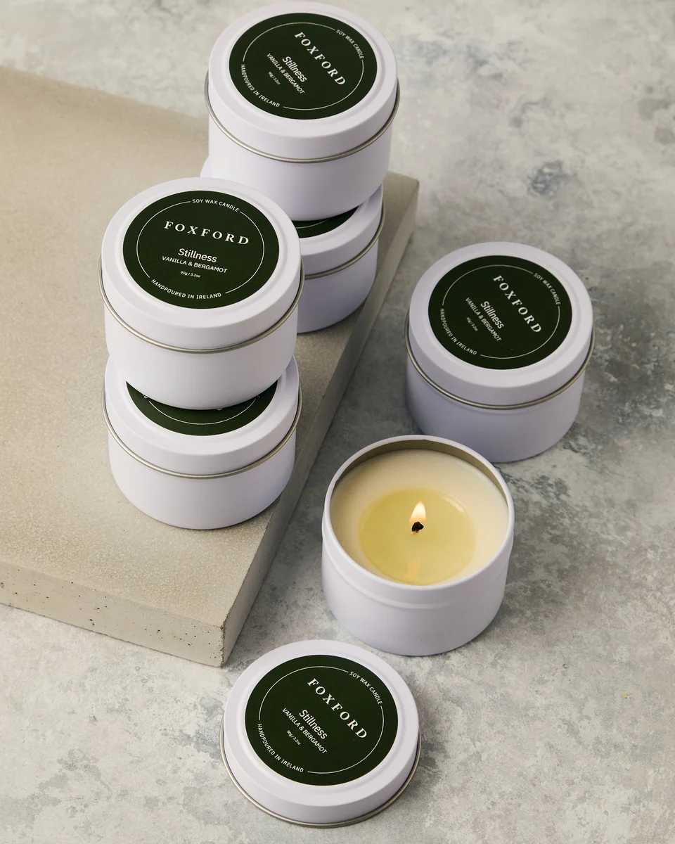 Secure Foxford Stillness Travel Candle 90g Expertly Made