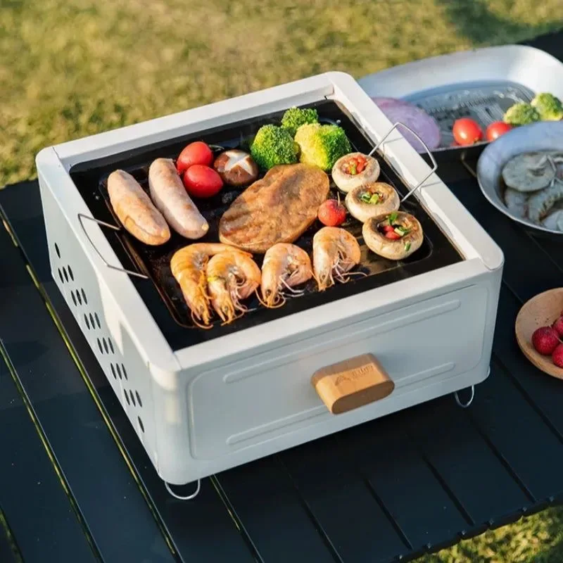 Versatile Outdoor BBQ Stove Camping Stove for Tea Cooking Household Indoor Carbon Charcoal Stove Stylish
