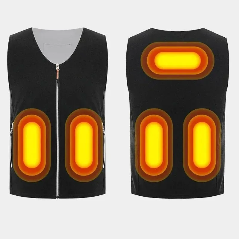 Smooth Smart Heating Cardigan Vest Jacket USB Rechargeable Fleece Waistcoat for Men Women I for Skiing Hiking and Hunting Smart Heating Cardigan Vest Jackets Women Men Fleece Waistcoats USB Rechargeable Warming Clothes Sking Hiking Hunting Bodywarmer Outstanding