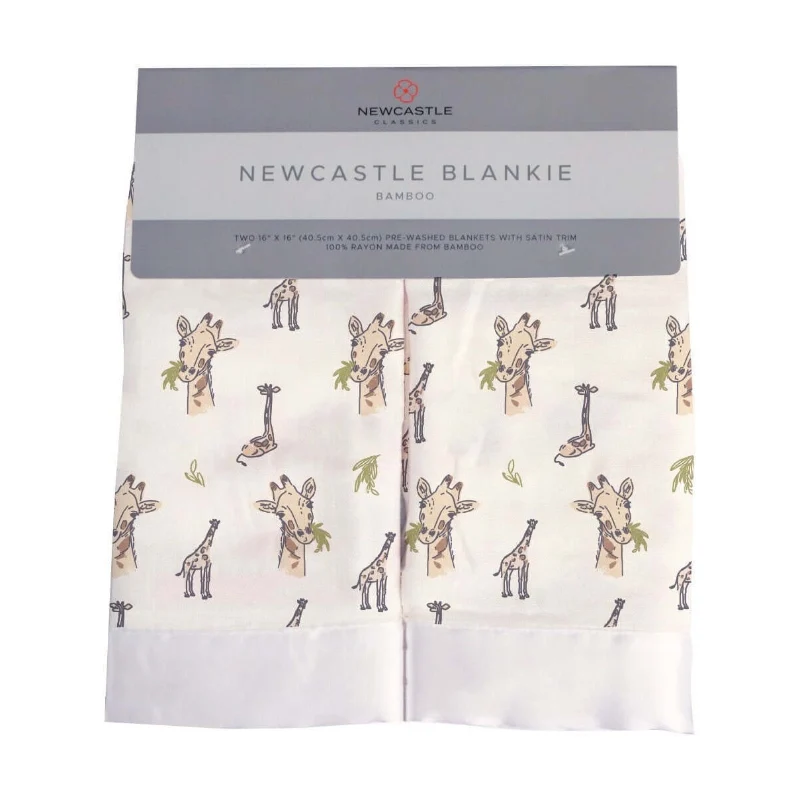 World-Class Giraffe Cozy Baby Blanket Green