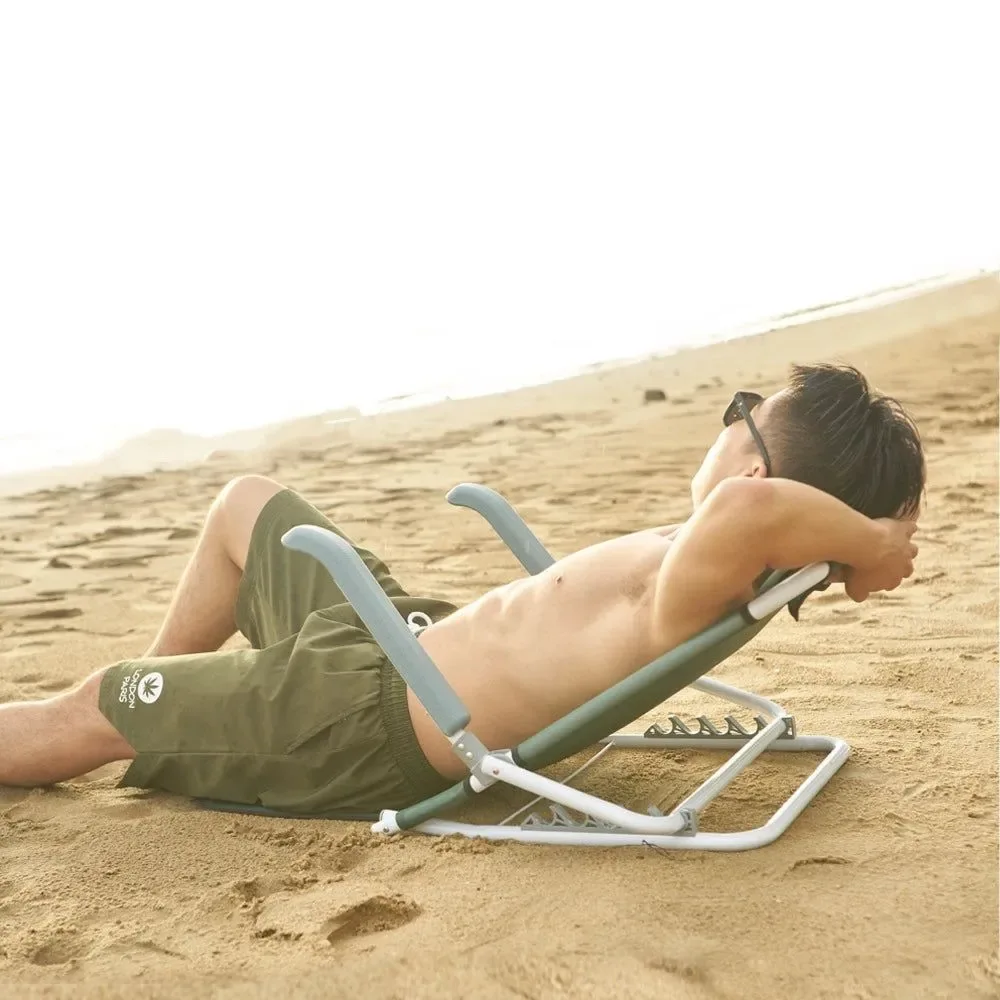 Authentic Outdoor Lounge Chair Camping Portable Relaxing Chair Balcony Courtyard Leisure Light Backrest Chair Folding Beach Chair New Organic