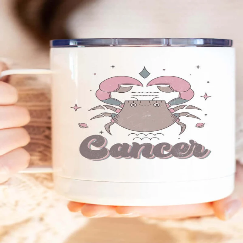 Original Cancer Sign Travel Cup Organic