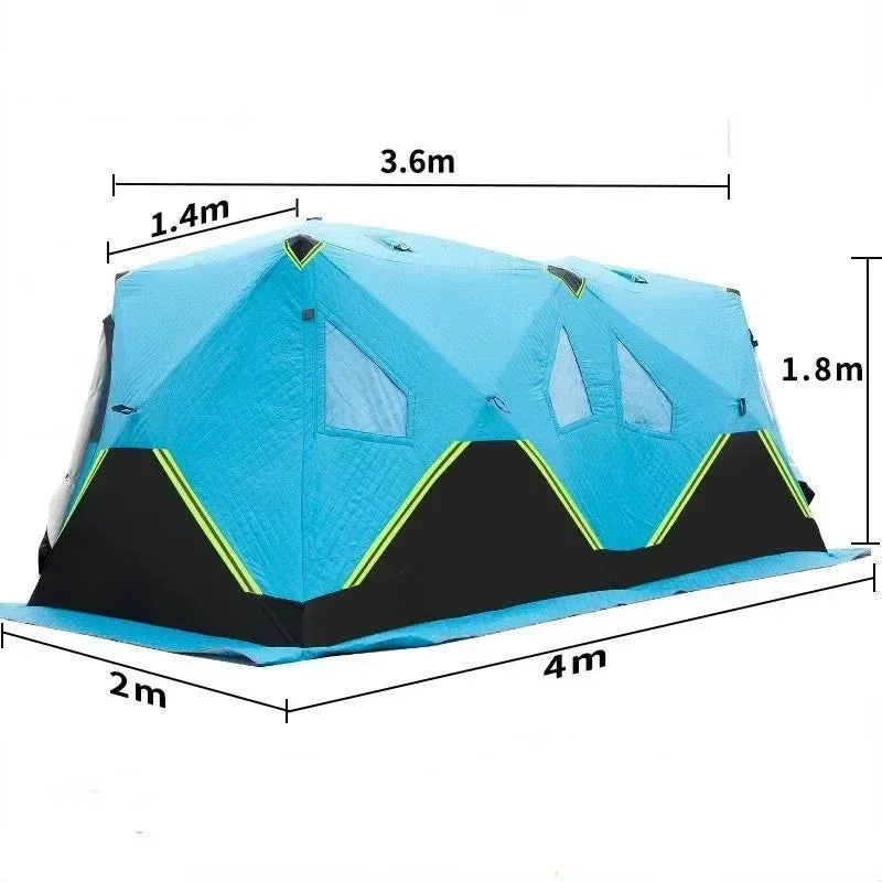 Premium Material Warm Winter Ice Fishing Tent Green