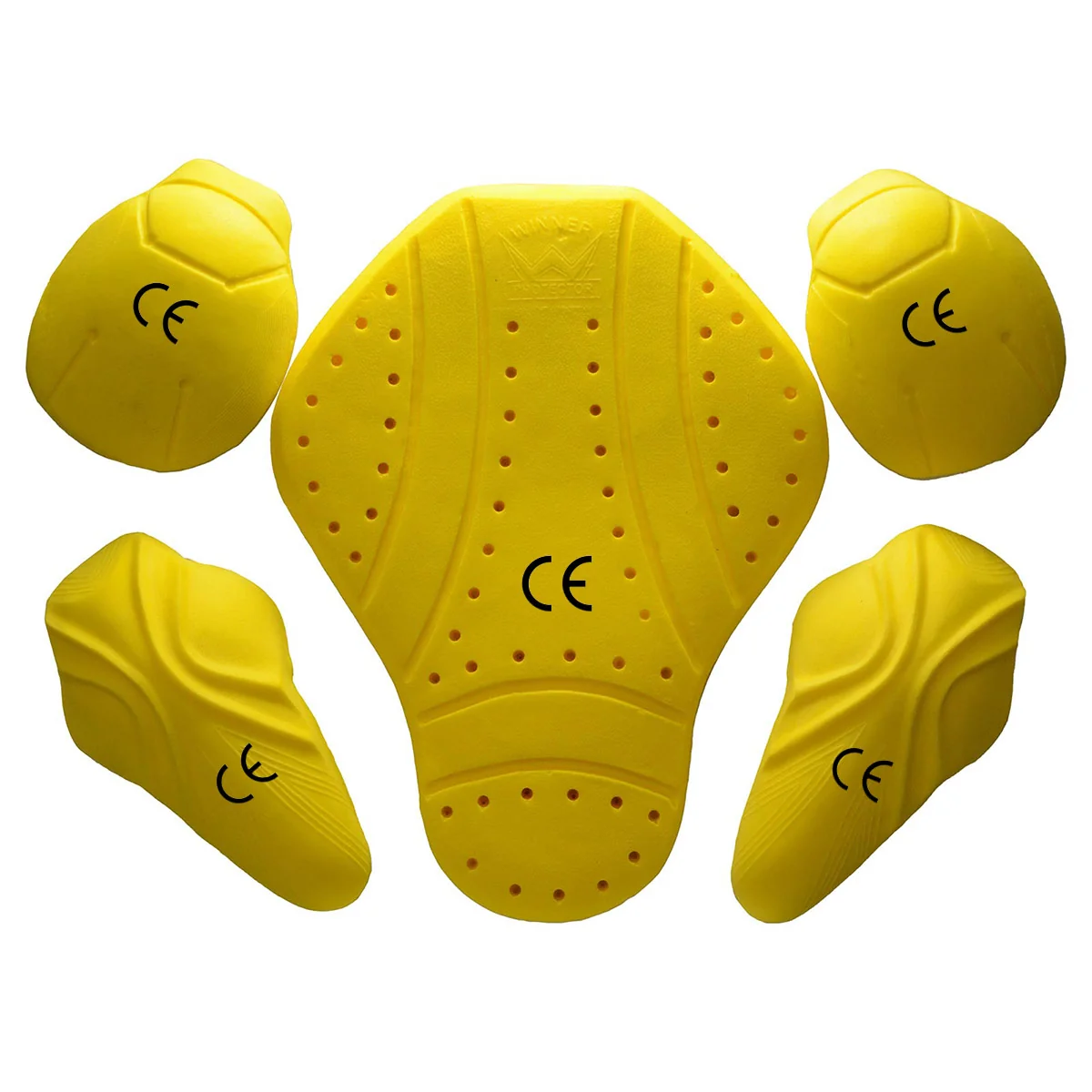 Exceptional Milwaukee Leather MP7908 5-PC CE- Motorcycle Armor for Shoulder Elbow and Back Armor for Motorcycle Jackets Original Design