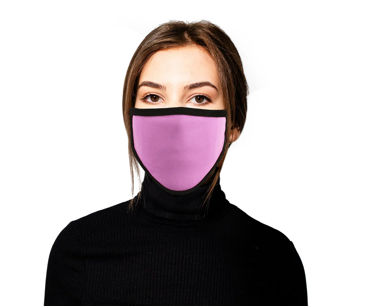 Contemporary Milwaukee Leather Multi-Pack MP7924FM Ladies ‘Black and PInk’ 100 Cotton Protective Face Mask with Optional Filter Pocket High-End
