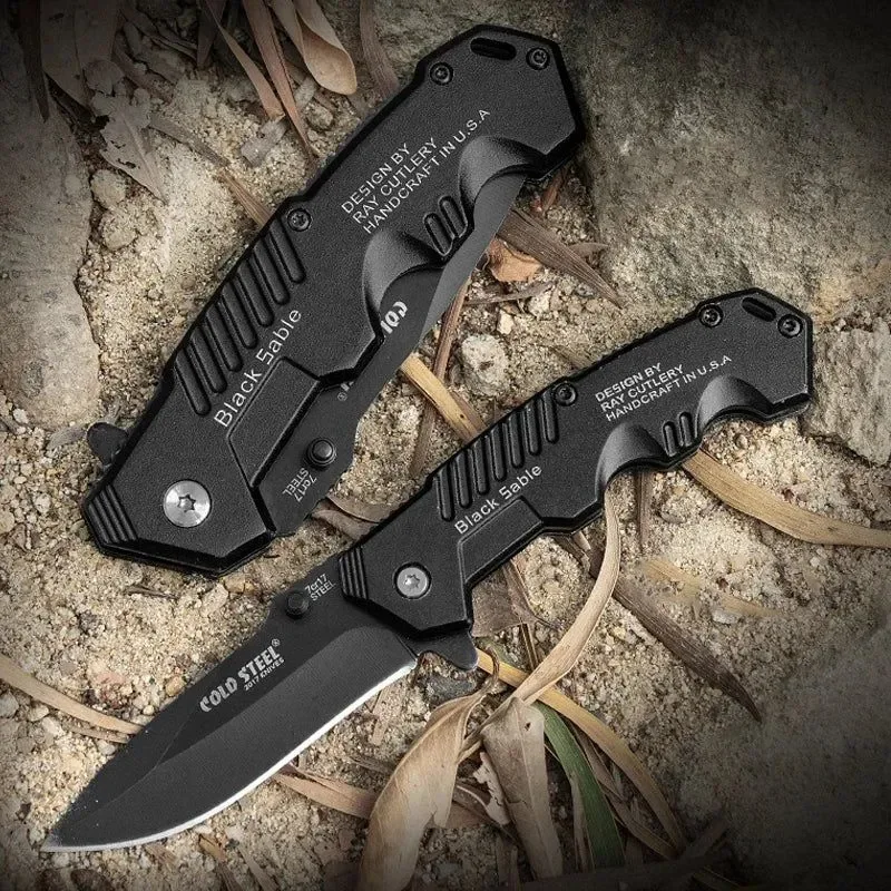 High-End Stainless Steel Mini Folding Knife – High-Hardness Portable Pocket Knife for Camping Hiking Travel EDC Effective