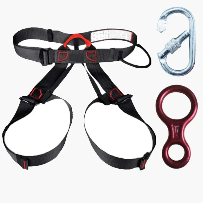 Prestigious Outdoor Hiking Climbing Harness Safety Belt – Adjustable Harness for Working Aloft and Glass Exterior Scrubbing Smart