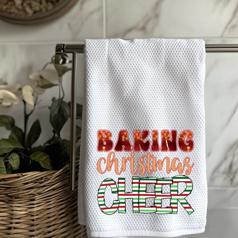 Clean Baking Christmas Cheer Towel Effective