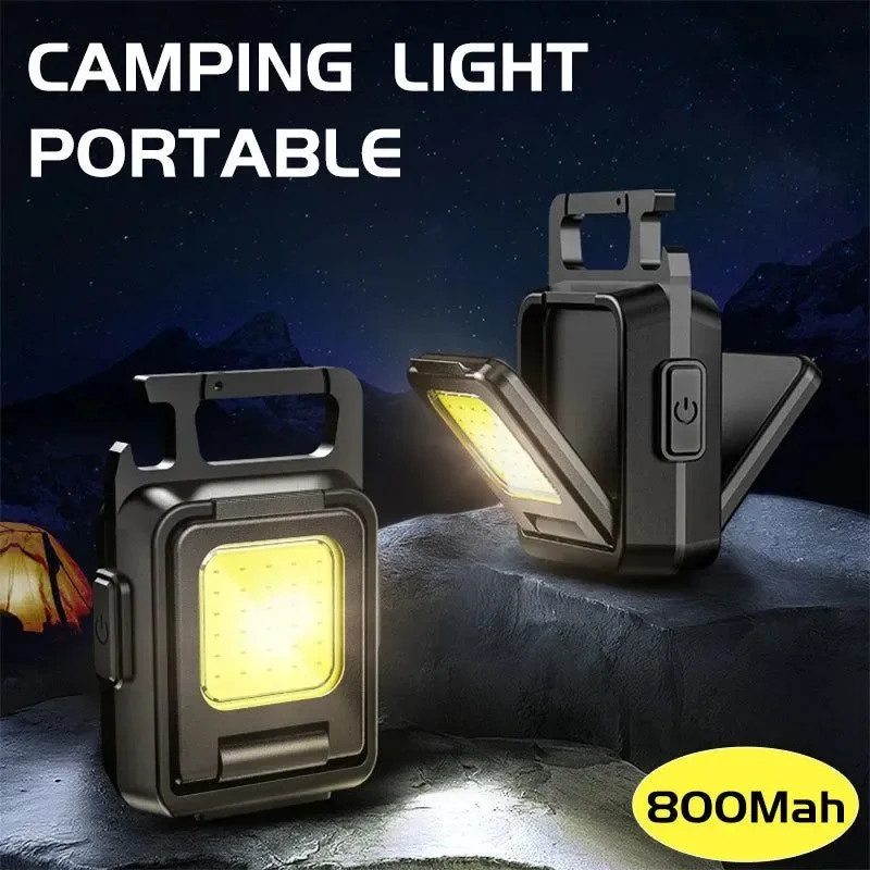 Reusable Portable Work Light and Camping Light – Double-Sided Waterproof LED Flashlight for Outdoor Fishing and Hiking Premium