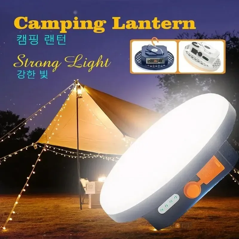 Consistent Rechargeable Camping Lantern with Magnet – Portable LED Tent Light for Work Repair Outdoor Use 8 Models Classic