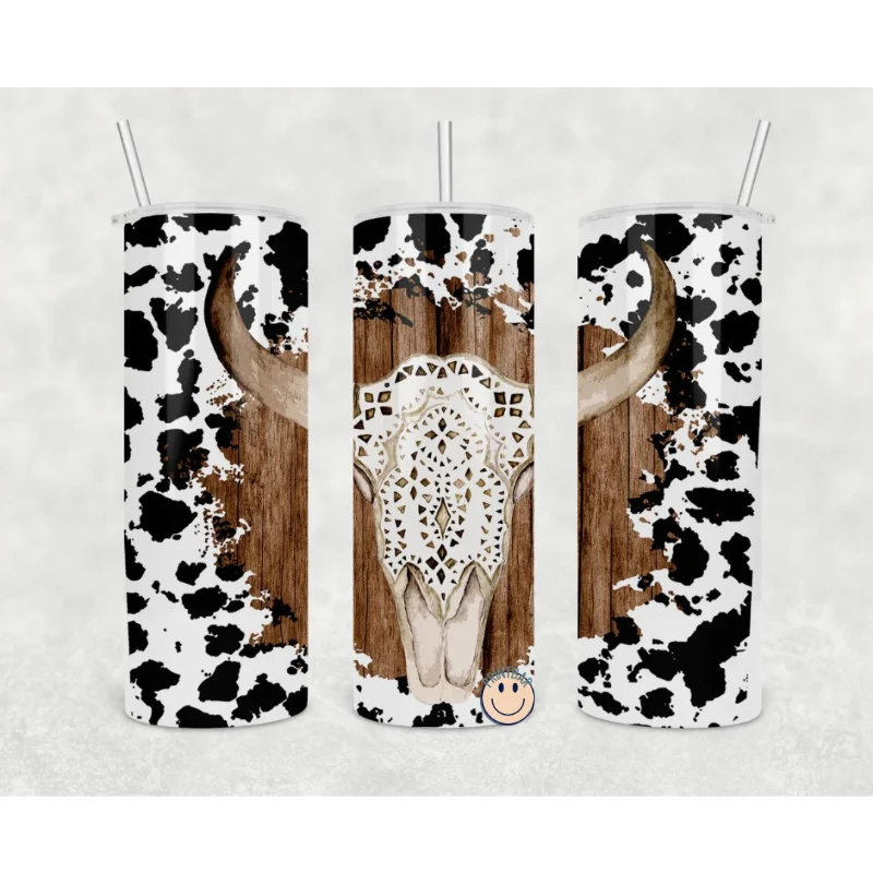 Contemporary Boho Cow Tumbler Superior