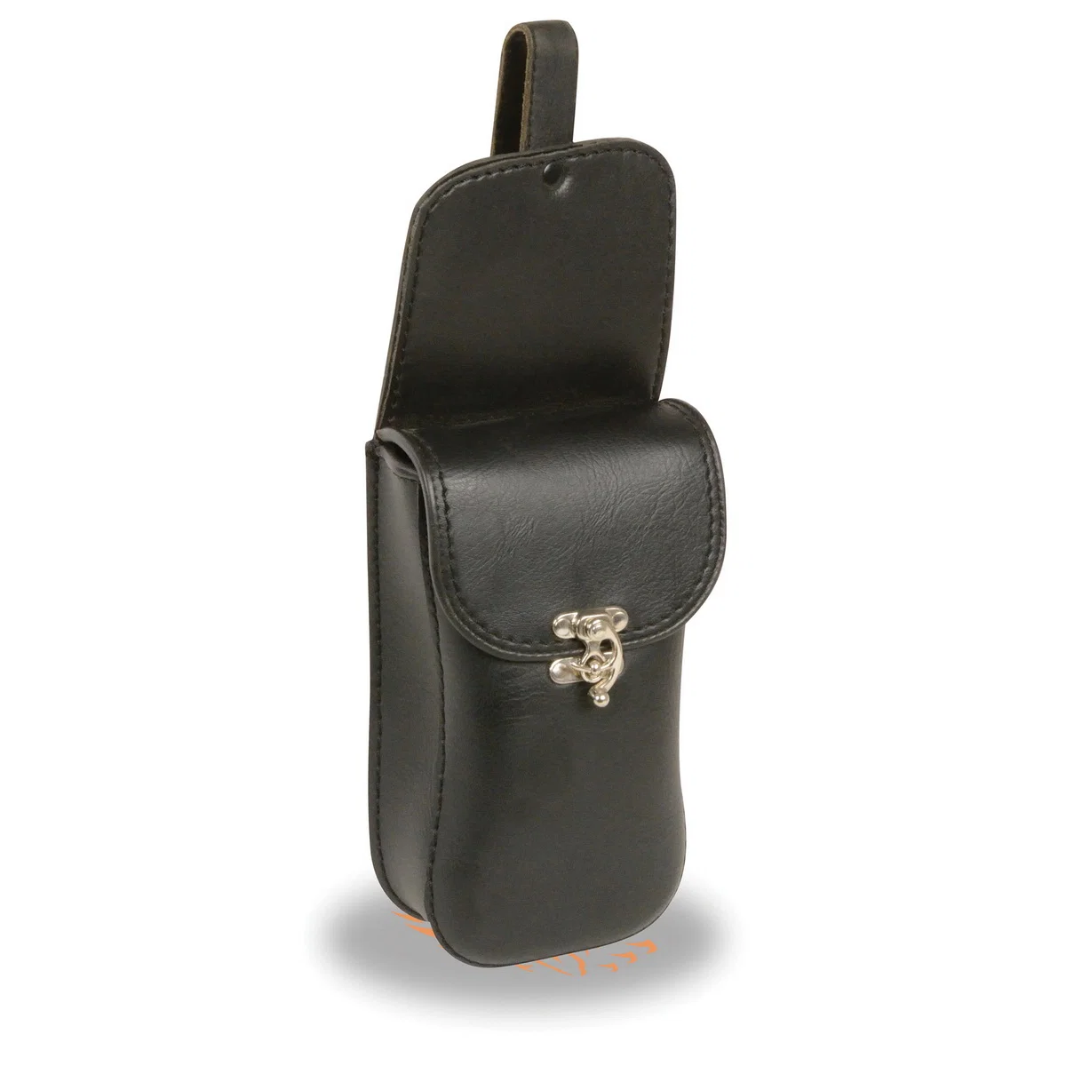 Verified Milwaukee Leather MP8505 Black PVC Cell Phone or Cig Pack Bag Durable