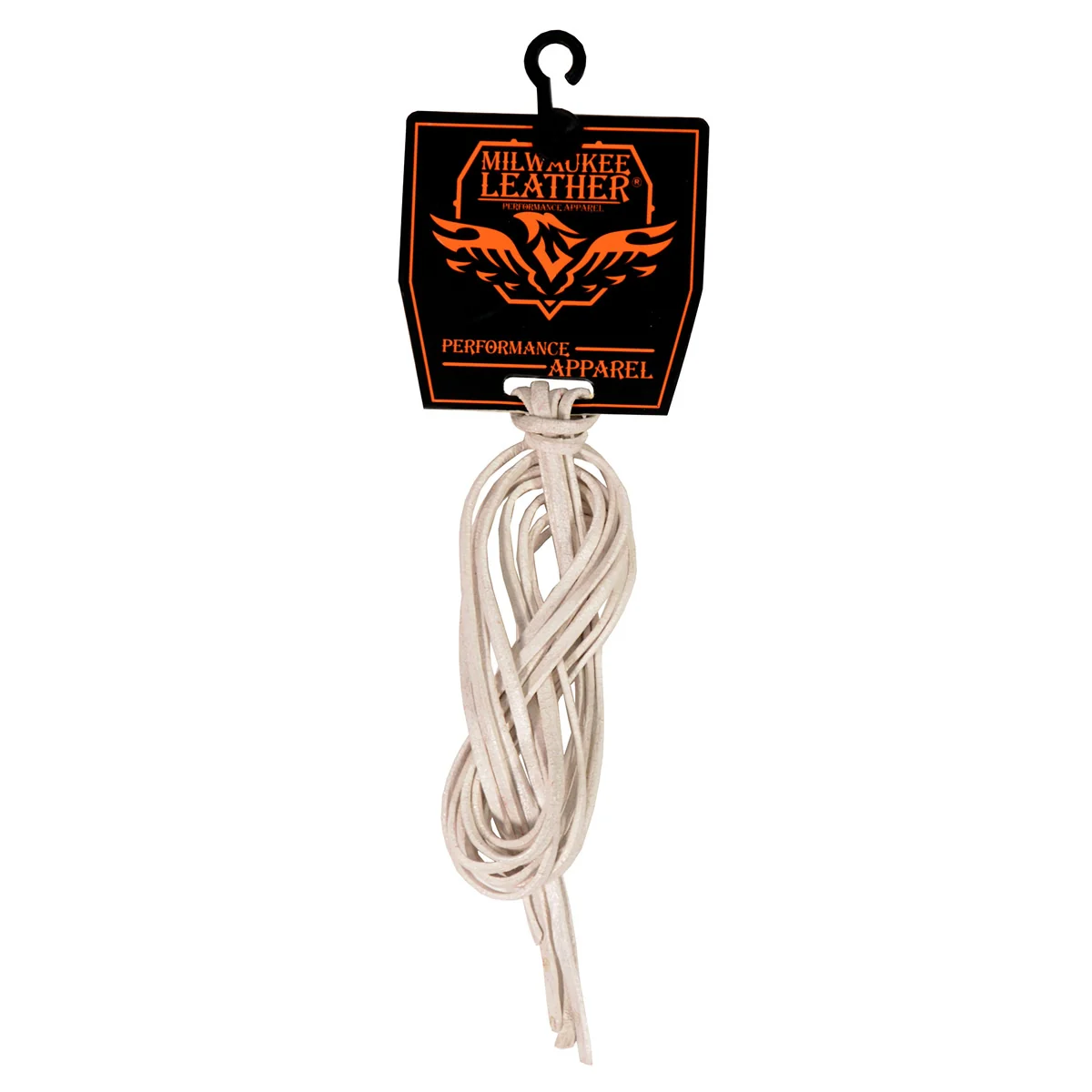 Recyclable Milwaukee Leather MP7910 White Leather Side Lacing 72 Inch Long Top-Quality
