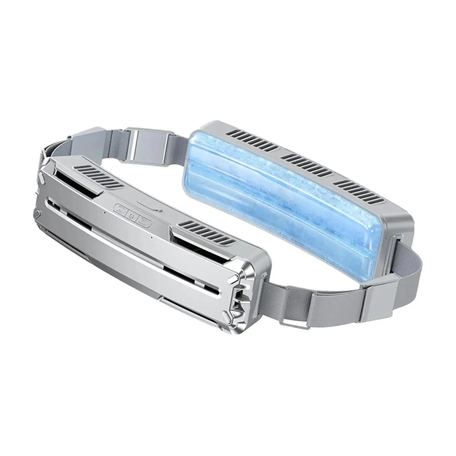 Reusable Portable Ice Waist Belt Fan – Air Conditioner Fan for Home Camping Climbing Natural