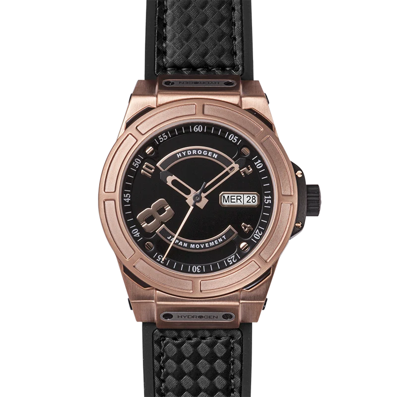 Organic Hydrogen Pan Movement Gold Chronograph Watch Premium Material