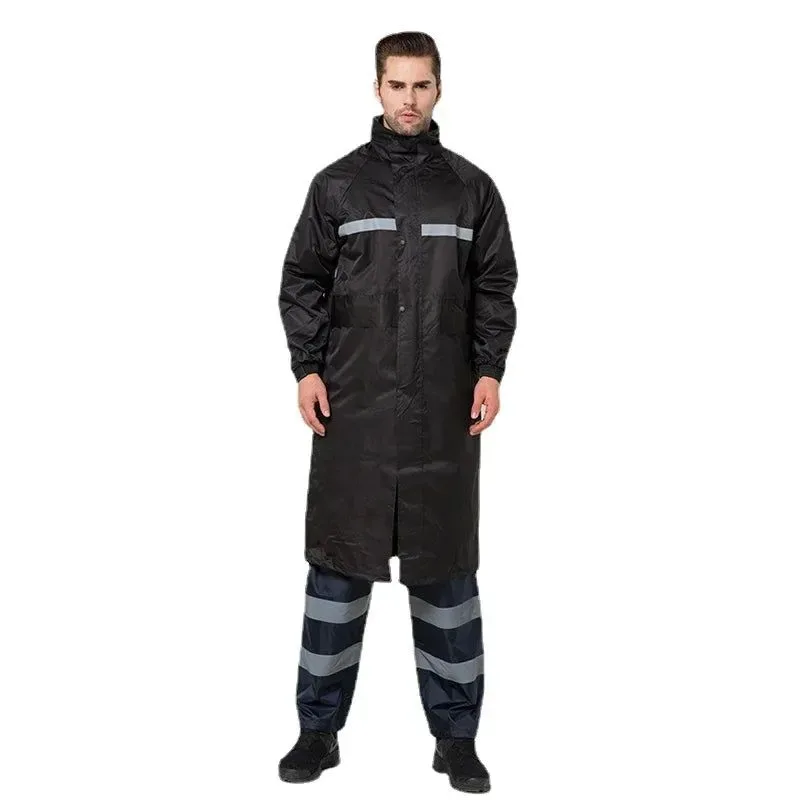 Excellent Camouflage Reflective Long One-Piece Raincoat – Waterproof Poncho for Men and Women Safe