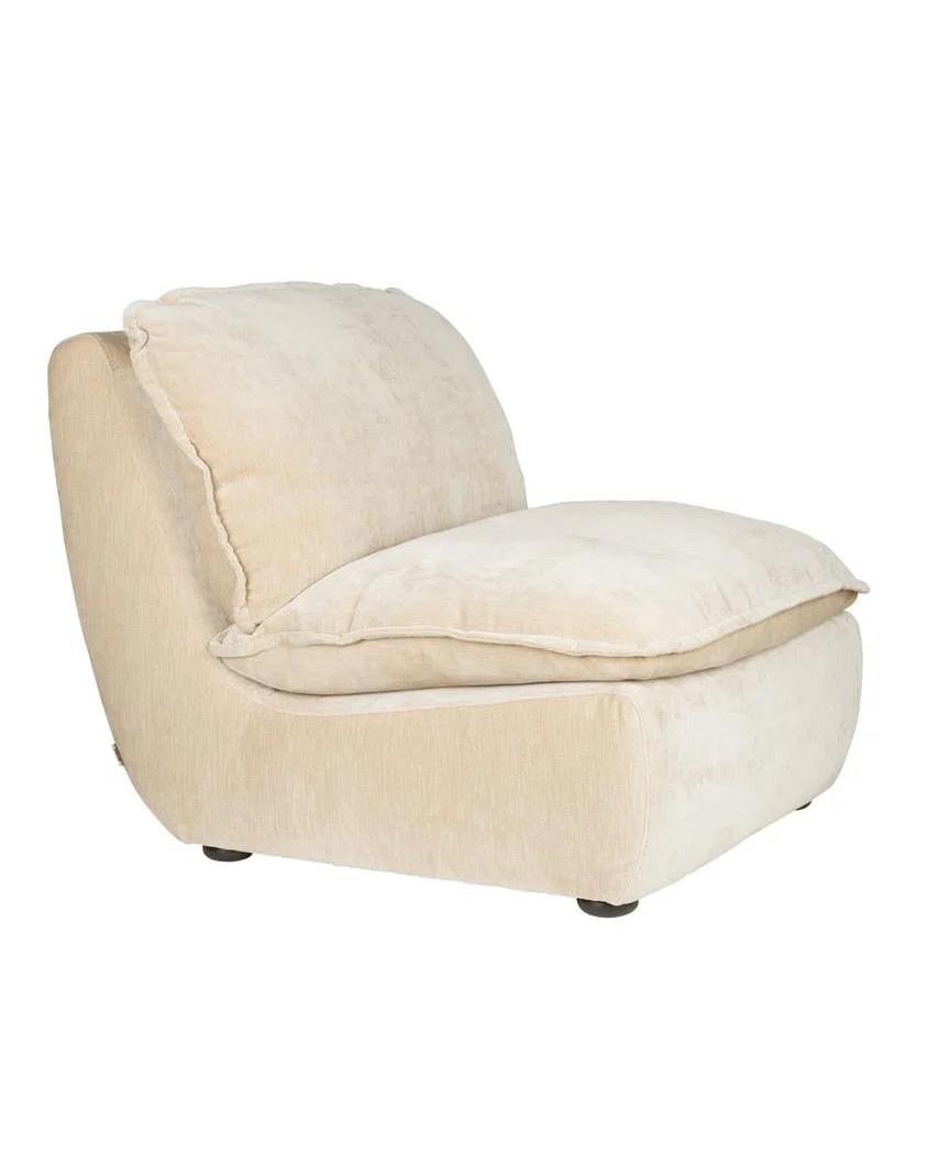 Functional Lounge Chair Radley- Beige Fashionable