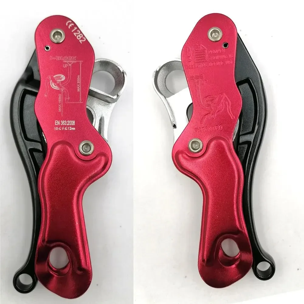 High-Performance 150kg 330lb Climbing Ascender Descender Belay Device for 10-12mm Rope – Rescue Arborist Gear Breathable