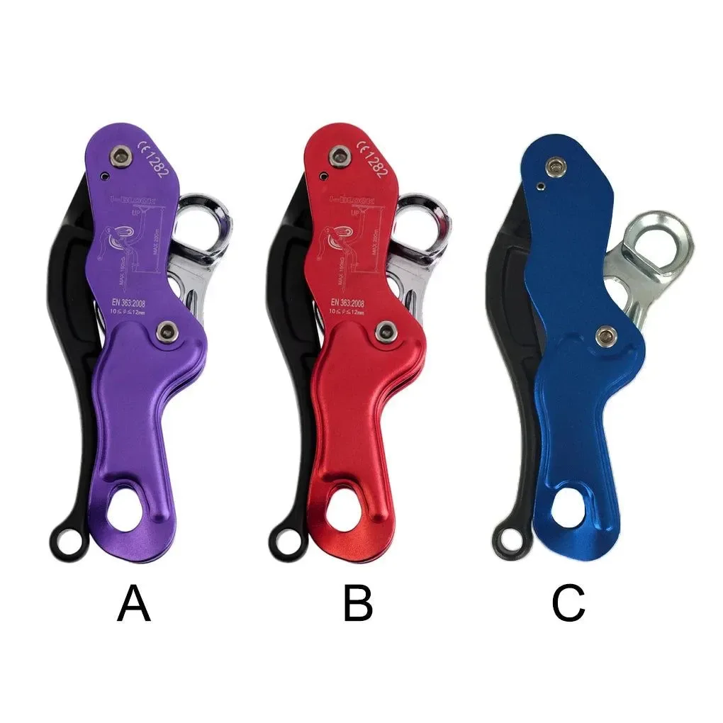 Pure Red Rope Rappelling Gear Paracord Descender for Aerial Work and Downhill Quality