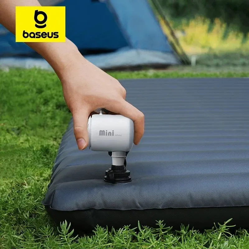 Reusable Baseus Portable Electric Air Compressor – Inflate and Deflate for Air Mattresses Pool Floats and Camping Gear Fine Crafted
