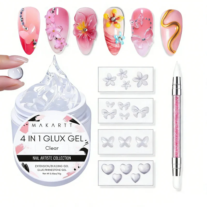 Verified Makartt 4 in 1 Professional Builder Gel Nail Kit for Salon-Quality Designs Proven