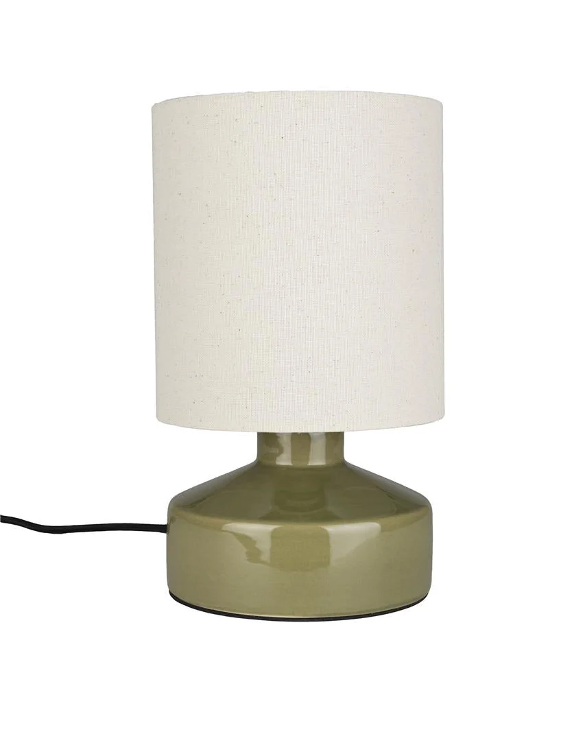 Solid Table Lamp Nook Green Elegant