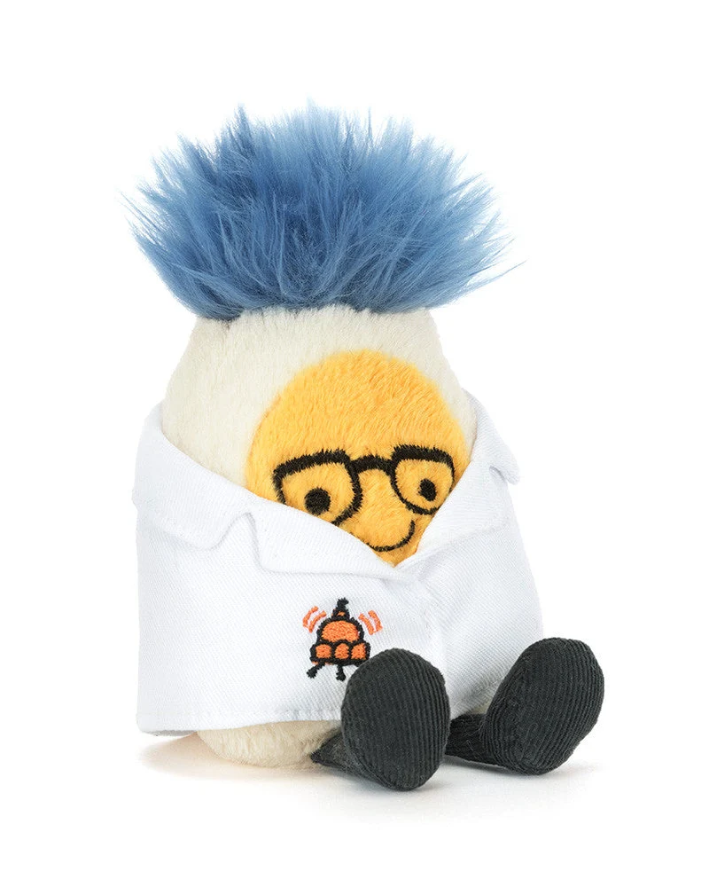 Selected Jellycat Boiled Egg Scientist Outfit Professional