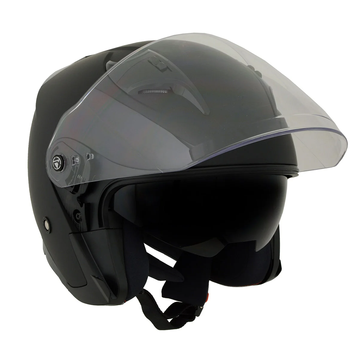 Easy-to-Use Milwaukee Performance Helmets MPH9805DOT Shift Open Face 3 4 Matte Black Helmet Biker w Drop Down Visor Optimized