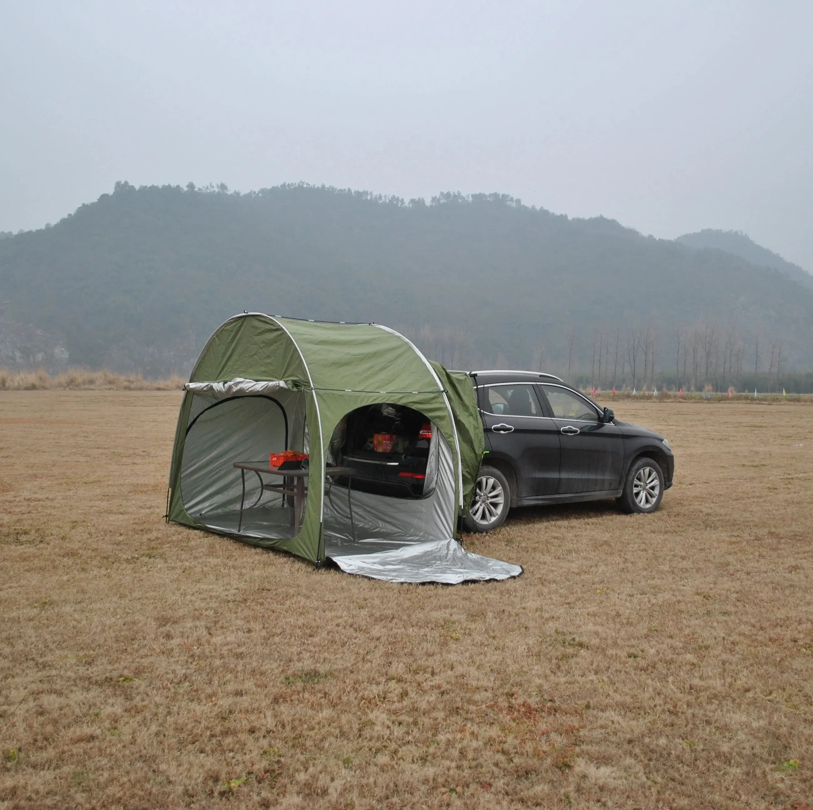 Safe CZX-553 Car Awning Sun Shelter – Portable Waterproof Rear Tent and storage Contemporary
