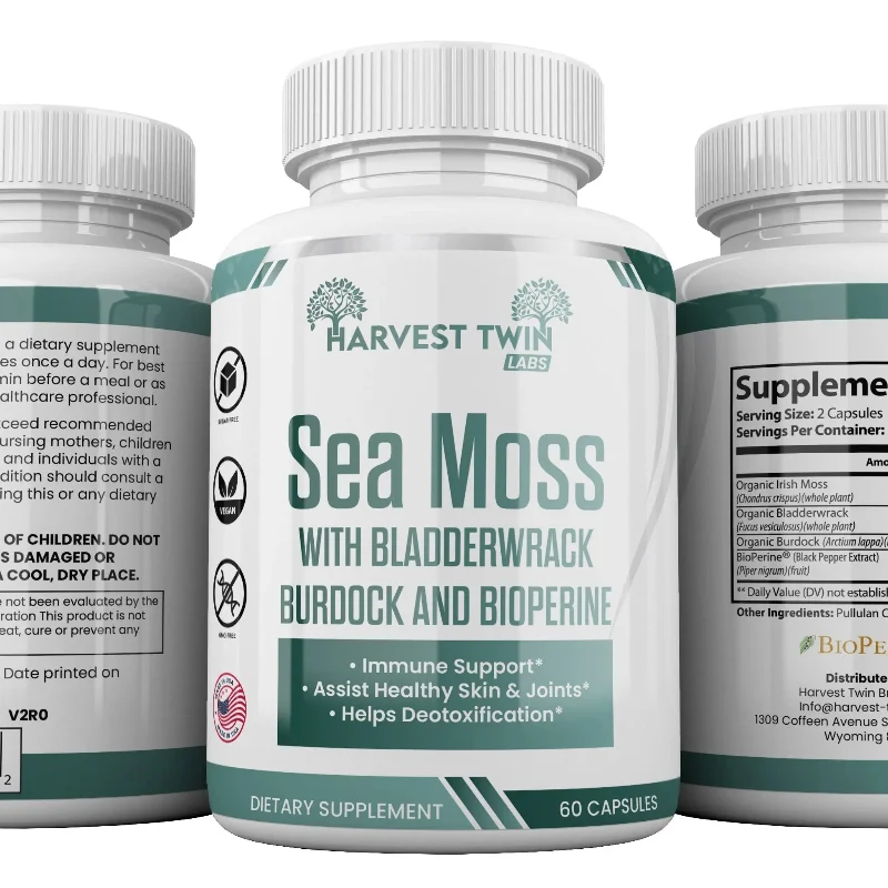 Certified Sea Moss Supplement for Wellness Professional
