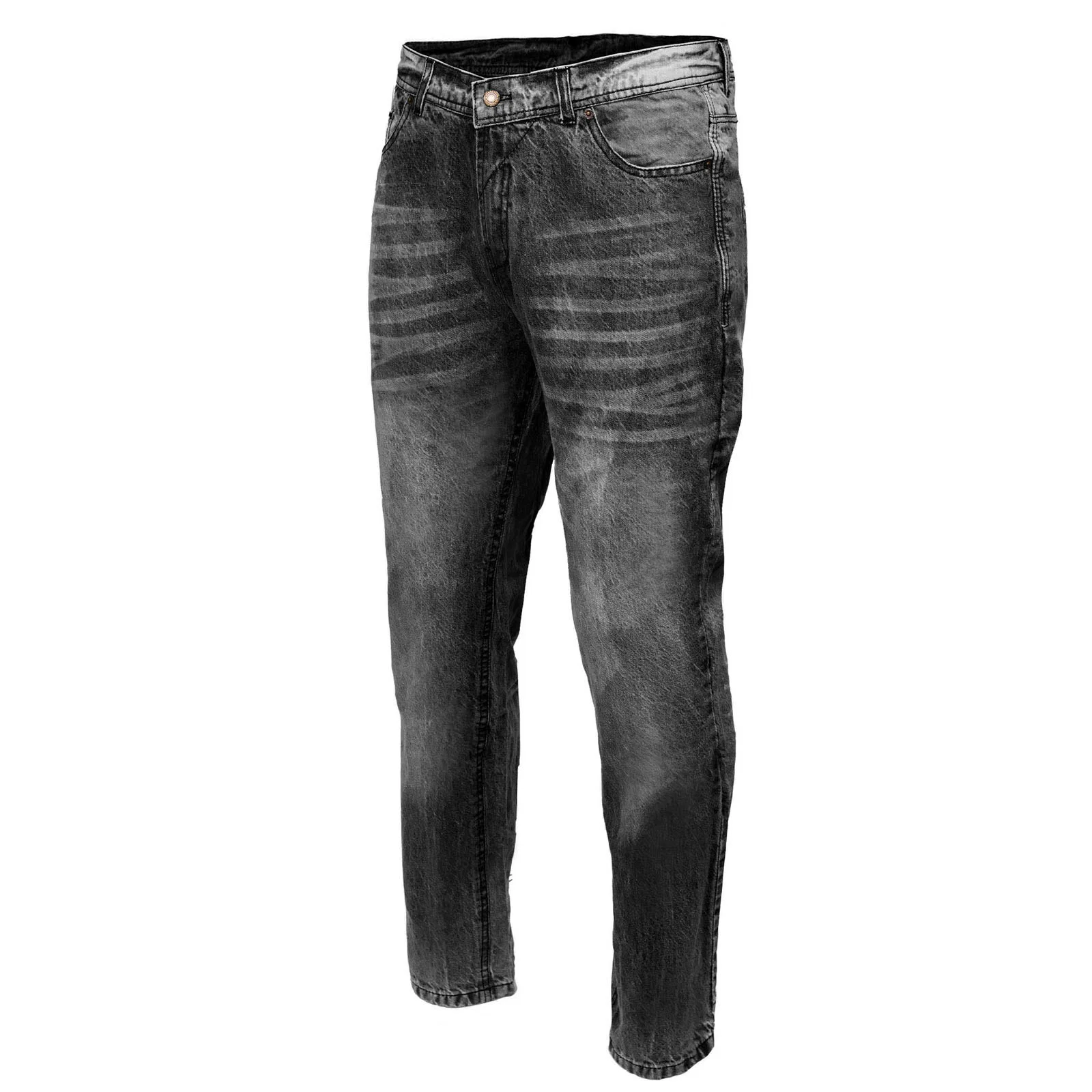 Durable Milwaukee Leather MDM5001 Men’s Metro Black CE Armored Motorcycle Riding Denim Jeans Reinforced w Aramid Fibers High-Quality