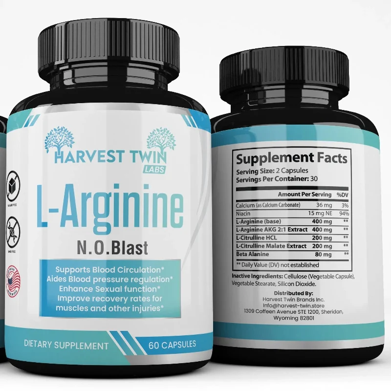 Certified L-Arginine dietary supplement Practical