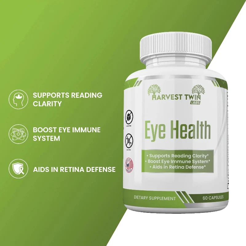 Organic Harvest Twin Labs Eye Health Dietary Supplement – 60 Capsules Effective