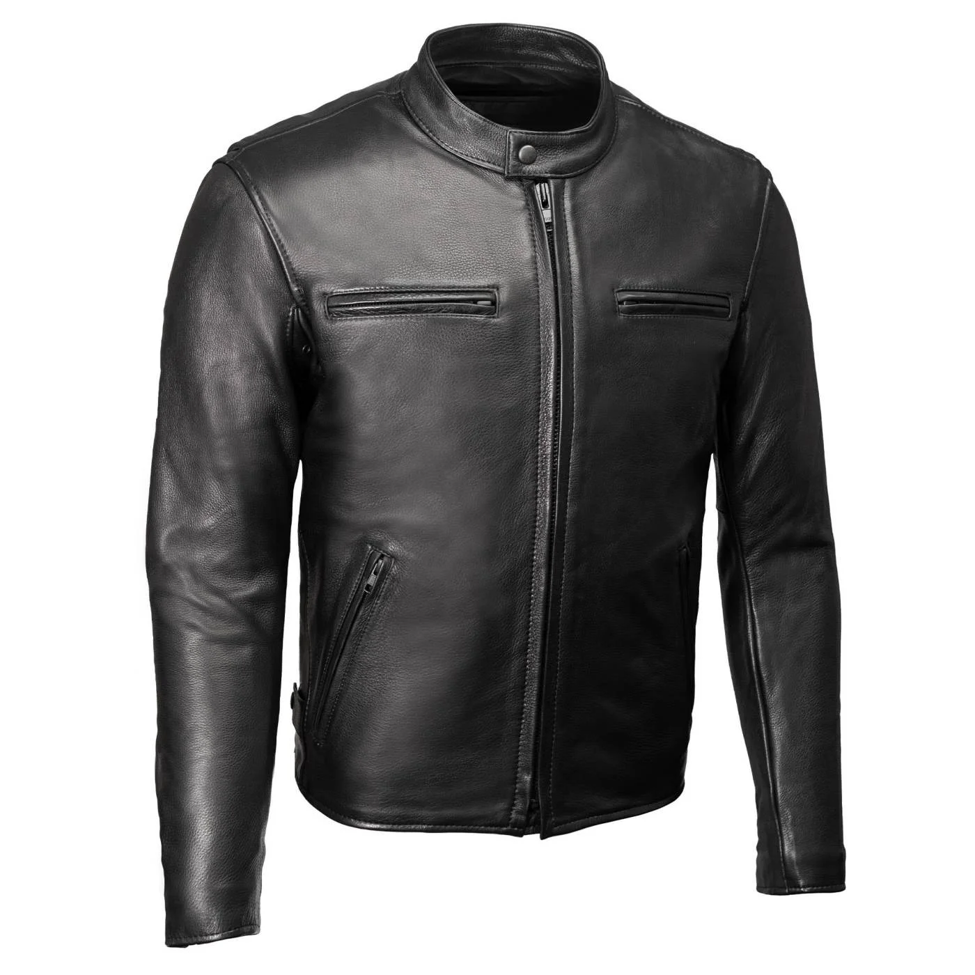 Authentic Milwaukee Leather USA MADE MLJKM5001 Men’s Black Road Racer Premium Leather Motorcycle Jacket High-Performance