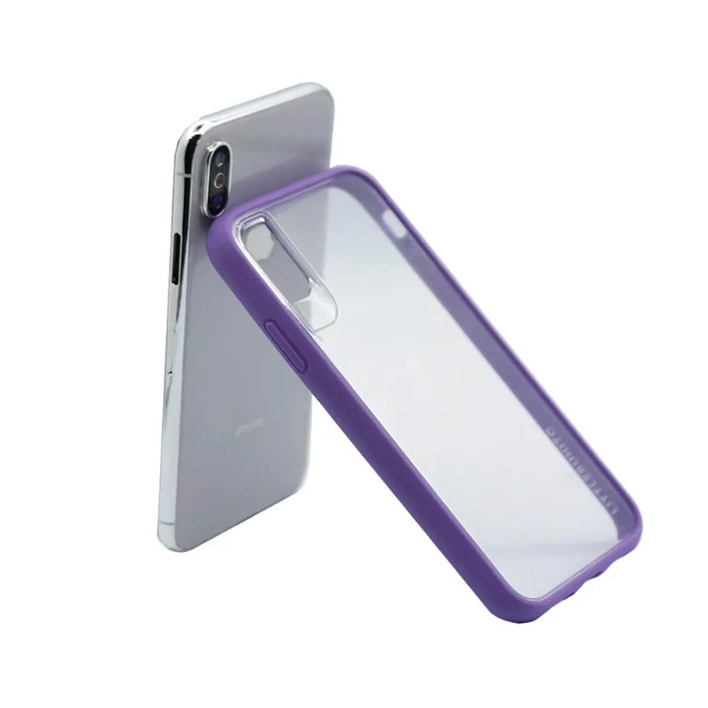 Smart LITTEUHTO Clear Back Shockproof Phone Case with Colored Frame Original Design