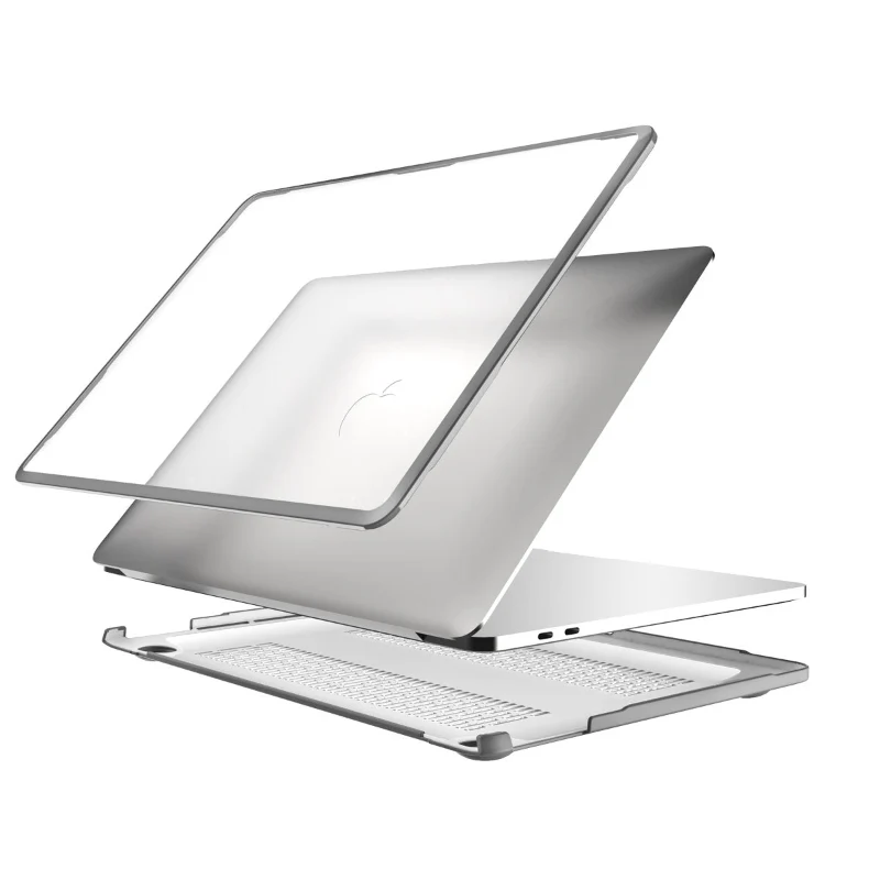 Clean Transparent Matte Laptop Case with Slim Protective Frame First-Class