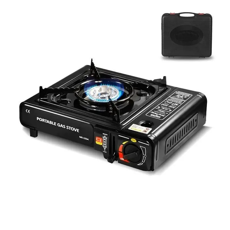 Exclusive Portable Magnetic Card Stove for Camping – Compact Gas Stove with Ignition for Outdoor Cooking Hotpot Environmentally Friendly