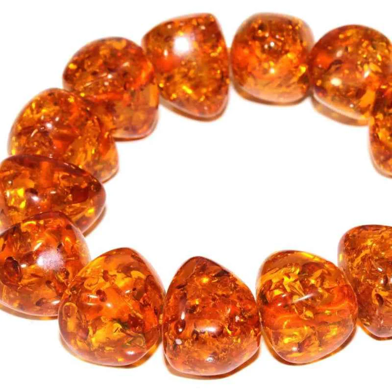 Verified Amber Bead Bracelet – Natural Amber Resin Beads World-Class