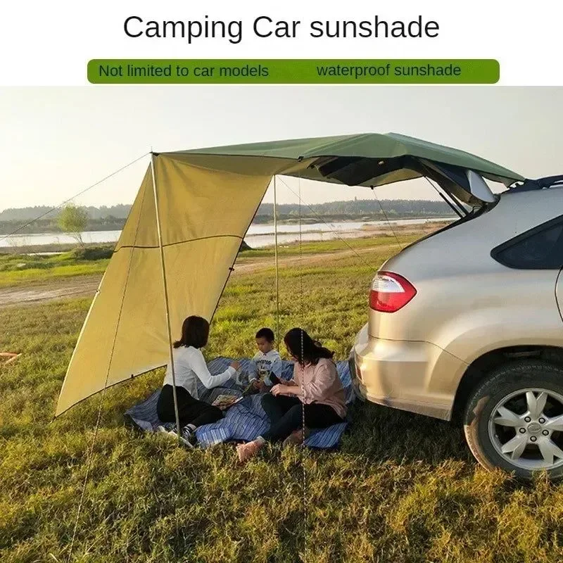 Superior Universal Fit Outdoor Car Side Awning Tent – 5-8 Person Shelter with Waterproof Canopy Lightweight