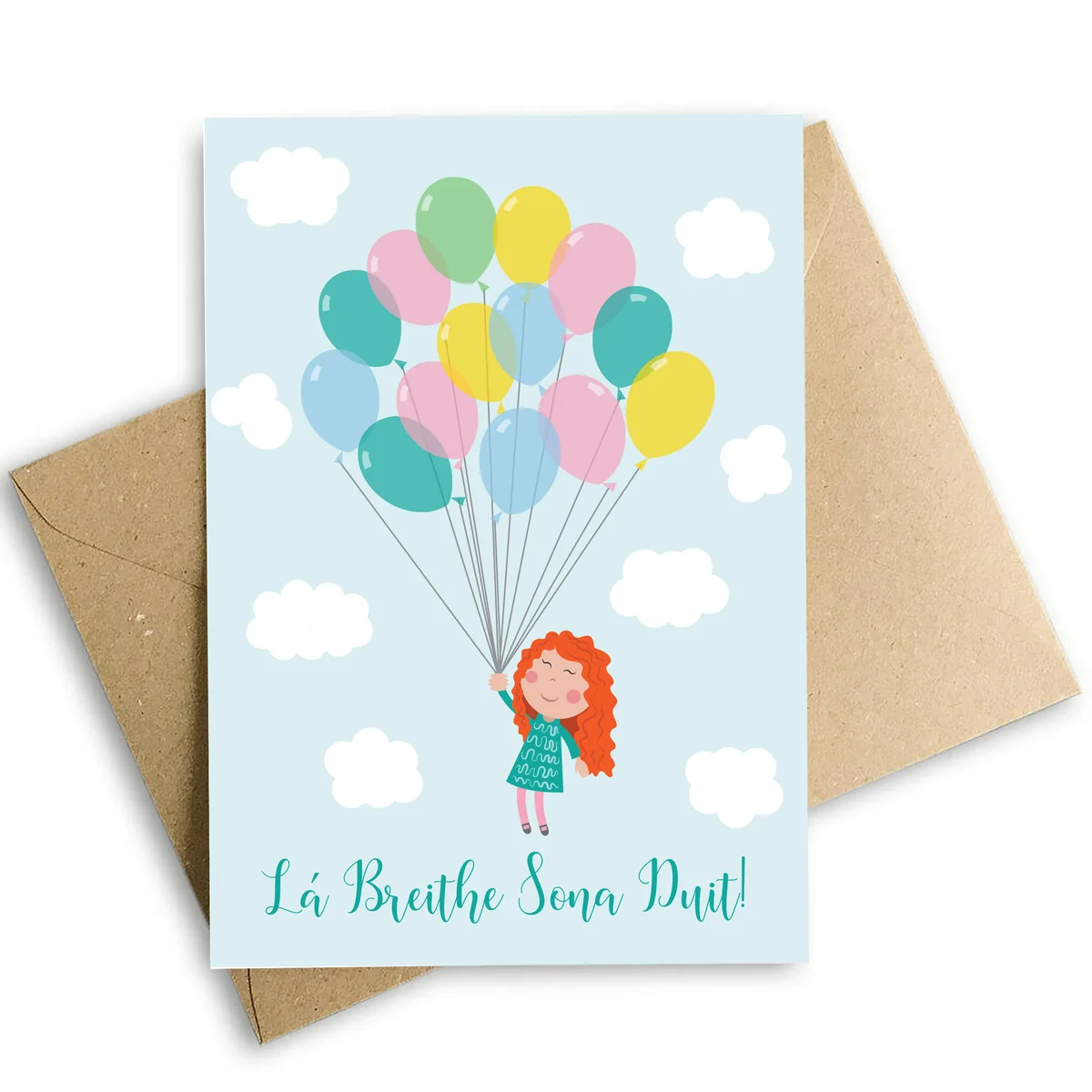 High-Quality Birthday Balloons Greeting Card Efficient