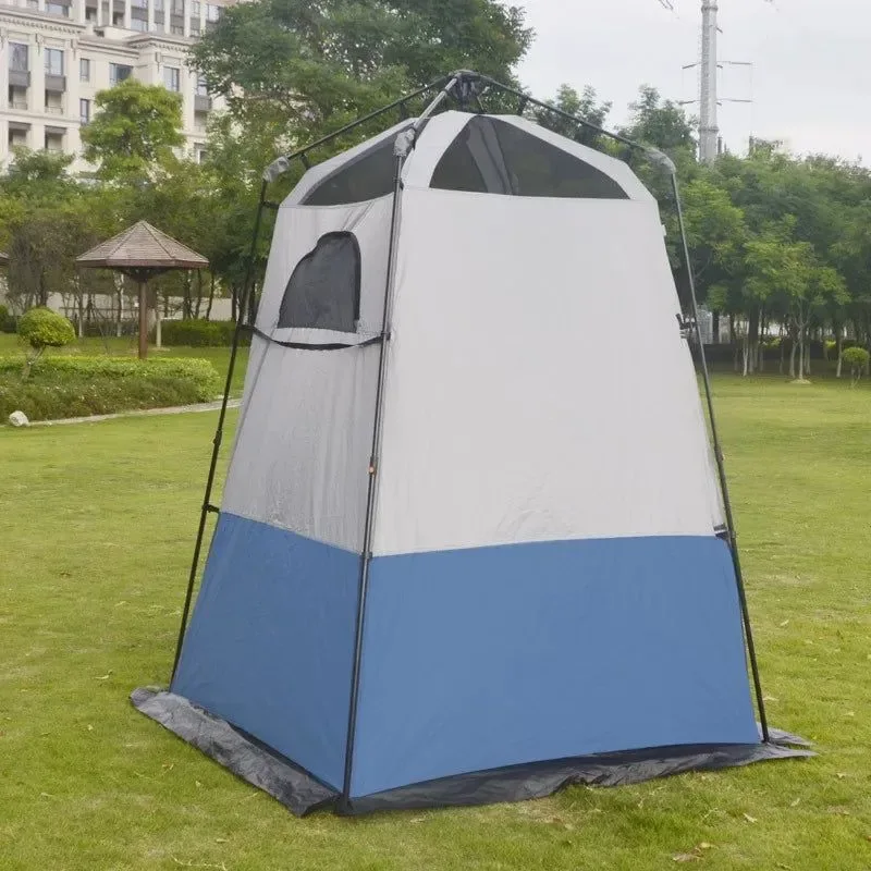 Flexible 2-Person Pop-Up Shower Tent Instant Automatic Privacy Shelter for Camping Beach Traditional
