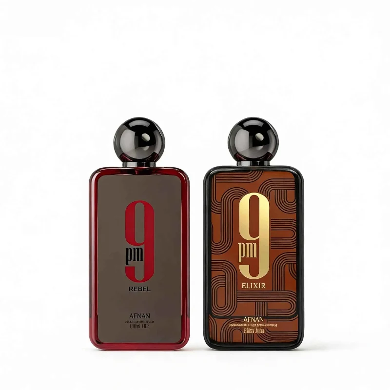 Crafted AFNAN 9 PM Rebel 9 PM Elixir Eau De Parfum – 100ml 3.4 FL.OZ Perfume Bottles Official