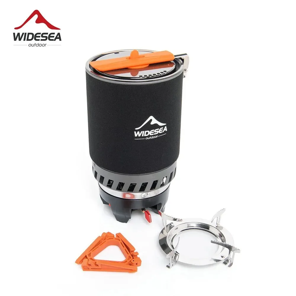 Selected Camping Cooking System with Heat Exchanger – Complete Outdoor Pot Set Gas Stove Exclusive
