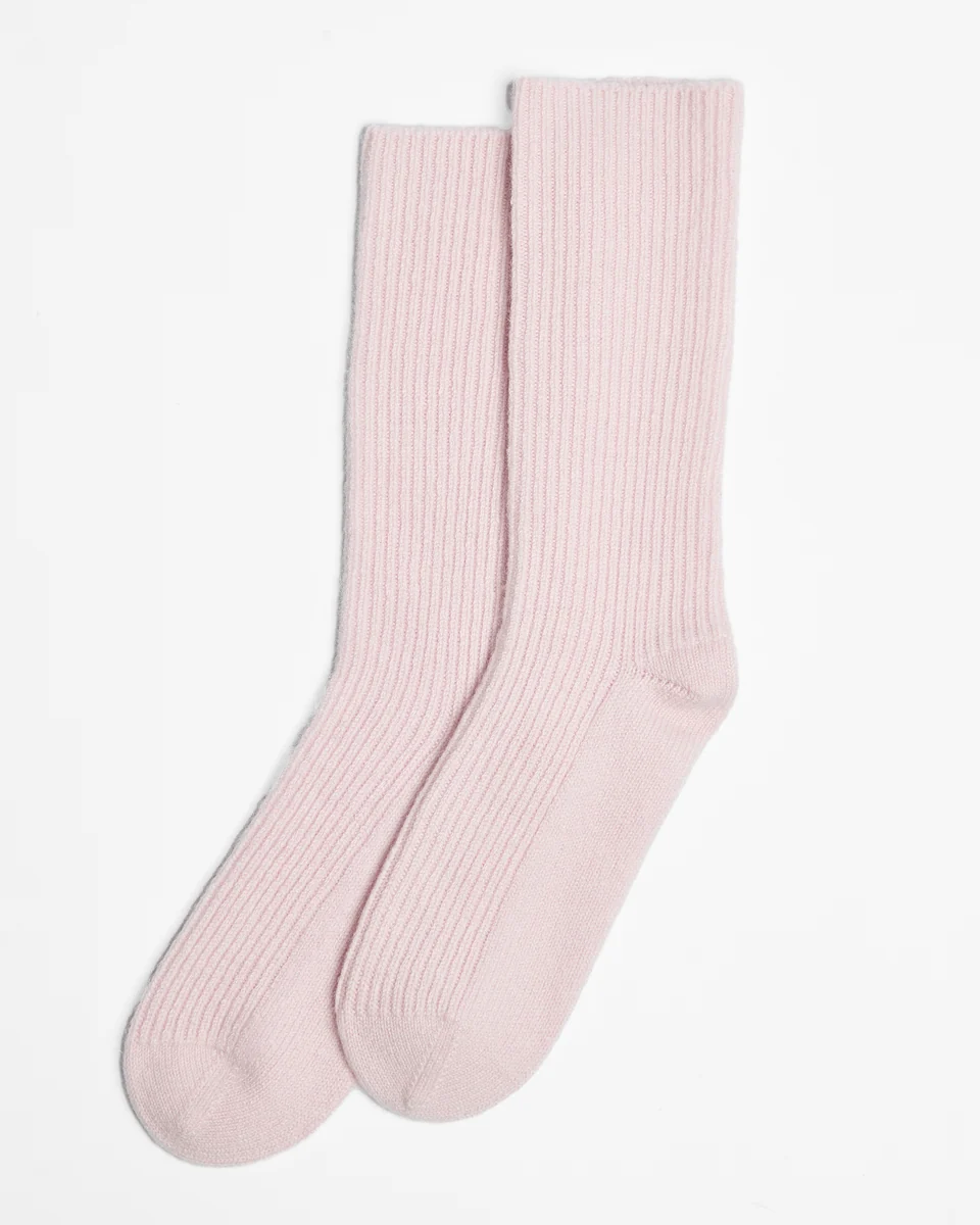 Carefully Designed Foxford Pink Bed Socks Prestigious