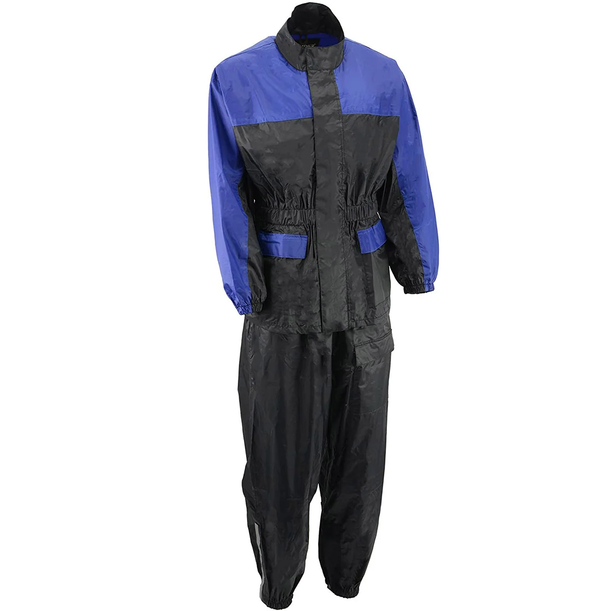 Dependable M-Boss Motorcycle Apparel BOS19500 Men s Black and Red 2-Piece Motorcycle Rain Suit Selected