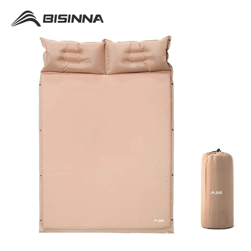 Fashionable Self-Inflating Camping Mattress – Ultralight Splicable Sleeping Pad for Hiking Travel Outdoor Use Elegant
