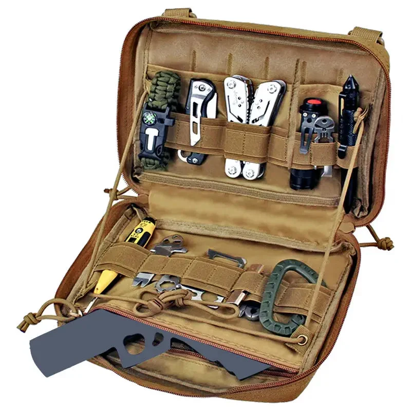 Modern Tactical MOLLE Medical Pouch – EDC First Aid Utility Bag for Camping Hiking Emergency Use Practical