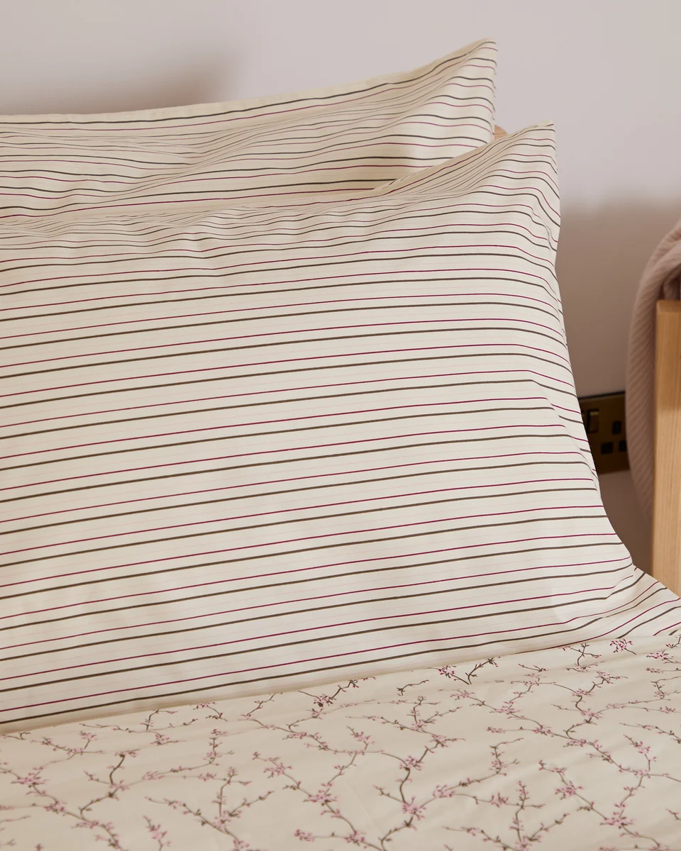 Dependable Foxford Tess Stripe Pillowcase Set Fast